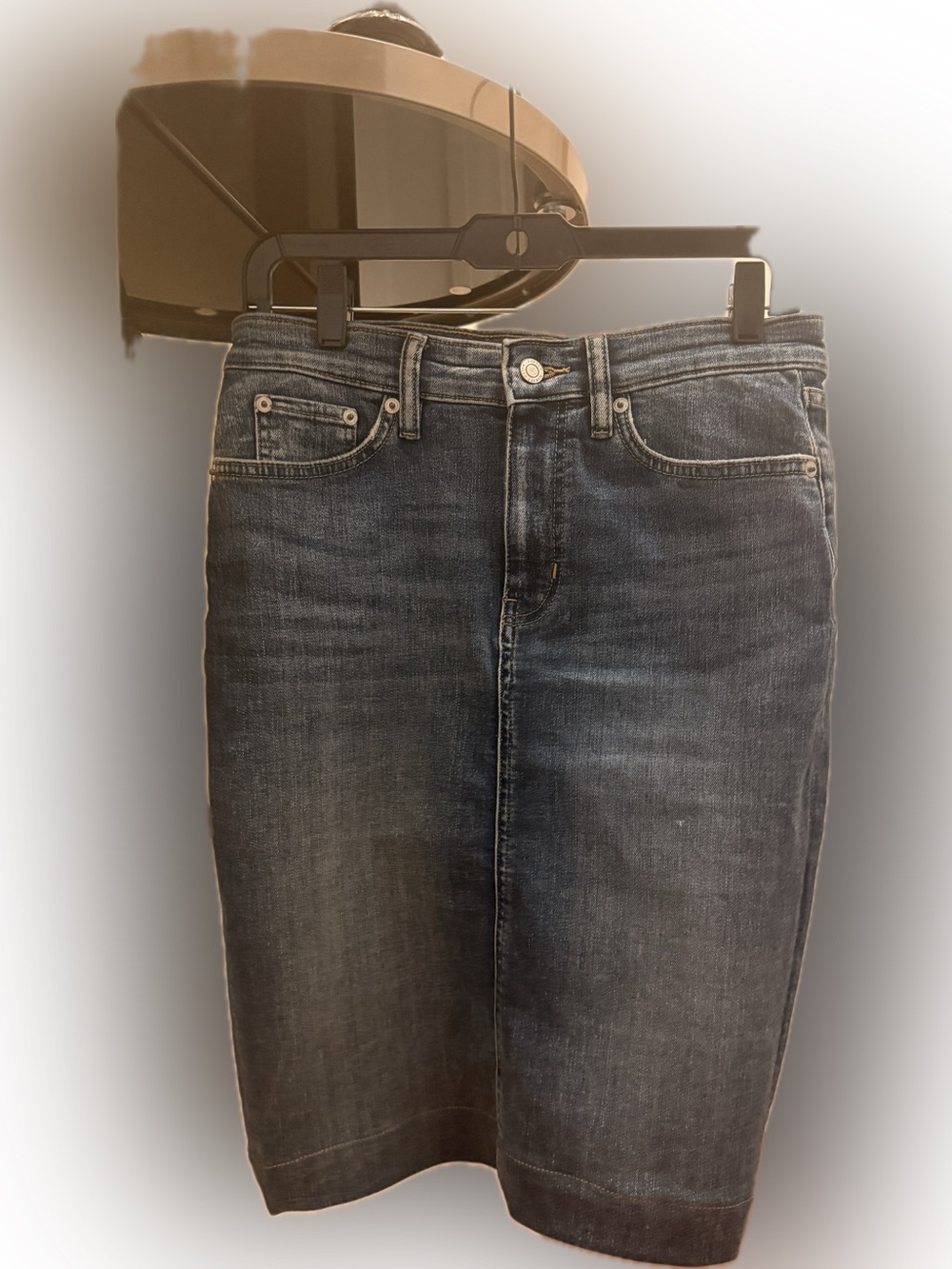 Ralph Lauren Dark Blue Denim Pencil Skirt